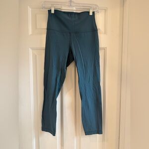 Lululemon Align High-Waist Teal Cropped Leggings size 6